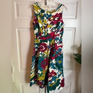 Seasalt Merthen Dress Floral Cotton Dress Sz 6 Preppy Coastal Garden Girl